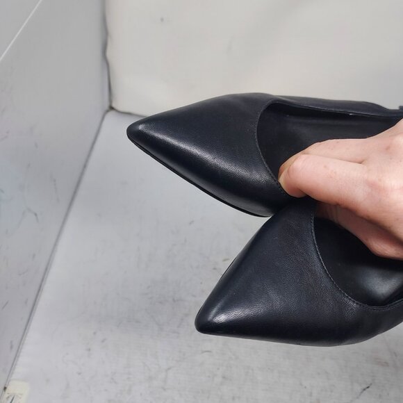 Burberry Maria Logo Slingback Pointy Toe Pump - Picture 12 of 12